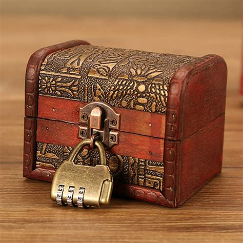 Small Jewelry Box With Lock 